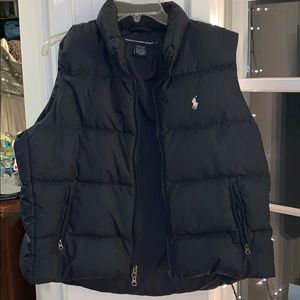 Ralph Lauren navy blue puffer vest